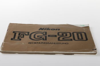Nikon FG-20 Bedienungsanleitung