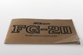 Nikon FG-20 Bedienungsanleitung