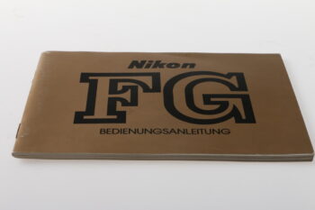 Nikon FG Bedienungsanleitung