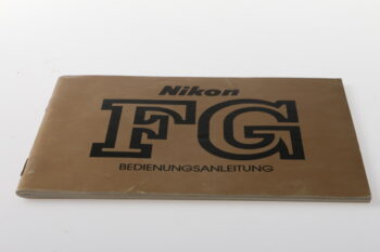 Nikon FG Bedienungsanleitung