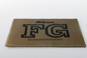 Nikon FG Bedienungsanleitung