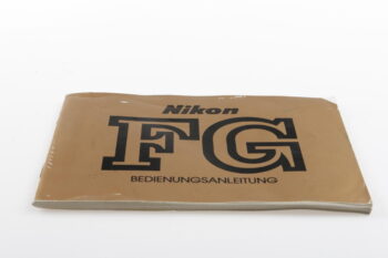 Nikon FG Bedienungsanleitung