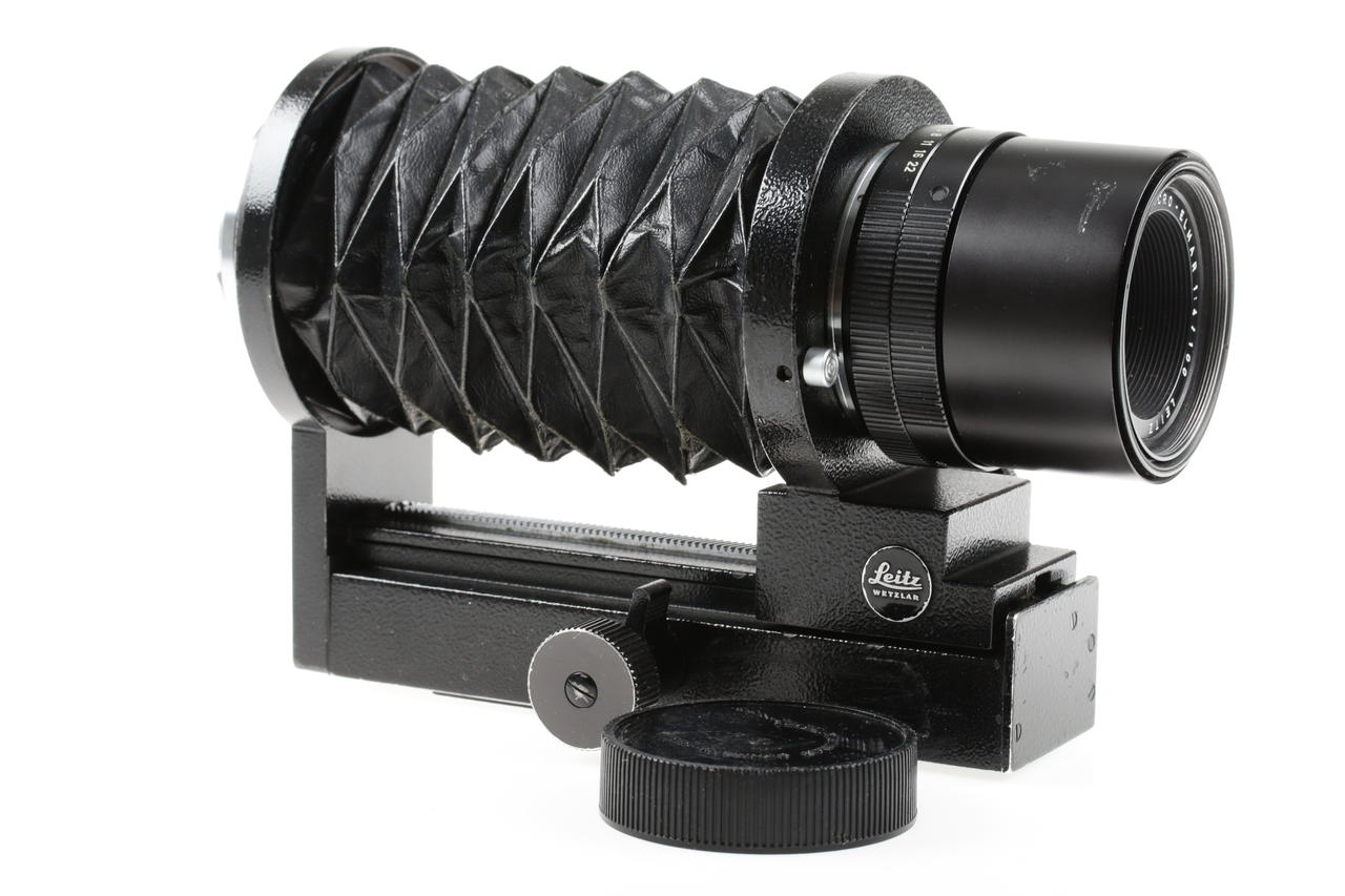 Leica R Balgengerät mit Macro Elmar 100mm f/4,0 - #2280595