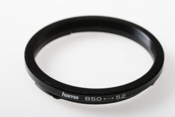 Hama Adapter für 55mm Filter auf Hasselblad B50