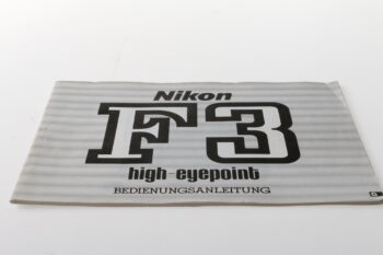 Nikon F3 HP Bedienungsanleitung