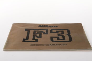 Nikon F3 Bedienungsanleitung