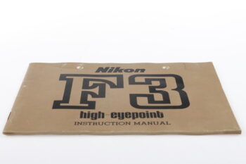 Nikon F3 HP Instruction Manual