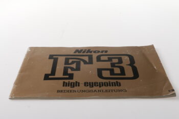 Nikon F3 HP Bedienungsanleitung