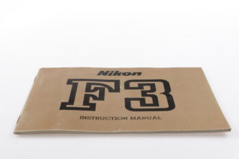 Nikon F3 Instruction Manual