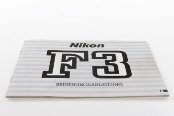 Nikon F3 Bedienungsanleitung