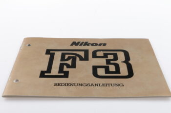 Nikon F3 Bedienungsanleitung