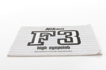 Nikon F3 HP Instruction Manual