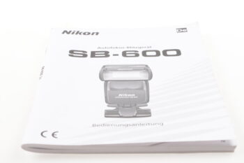 Nikon SB-600 Bedienungsanleitung