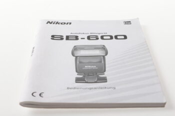 Nikon SB-600 Bedienungsanleitung