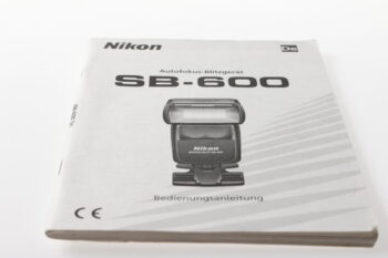Nikon SB-600 Bedienungsanleitung