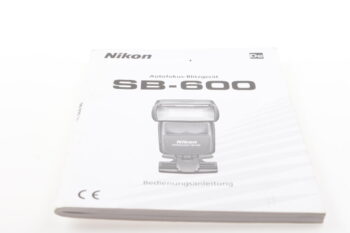 Nikon SB-600 Bedienungsanleitung