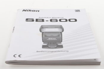 Nikon SB-600 Bedienungsanleitung