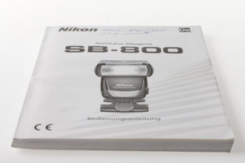 Nikon SB-800 Bedienungsanleitung