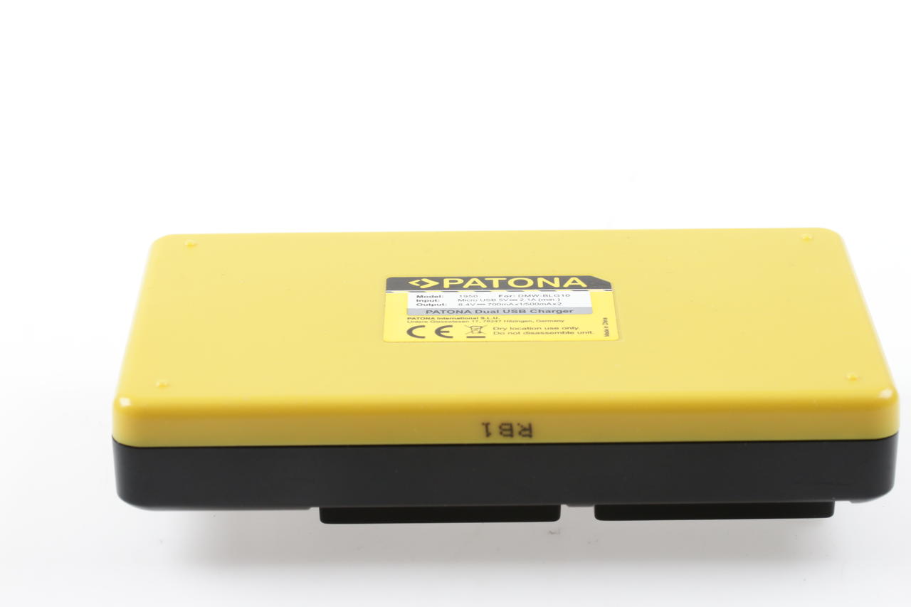 Pantona Ladegerät für Panasonic BL-E9 Akku mit 2x Akku