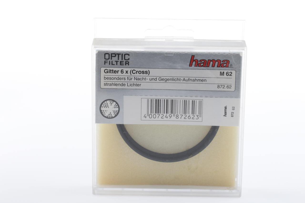 Hama Gitter Sternfilter 6x 62mm