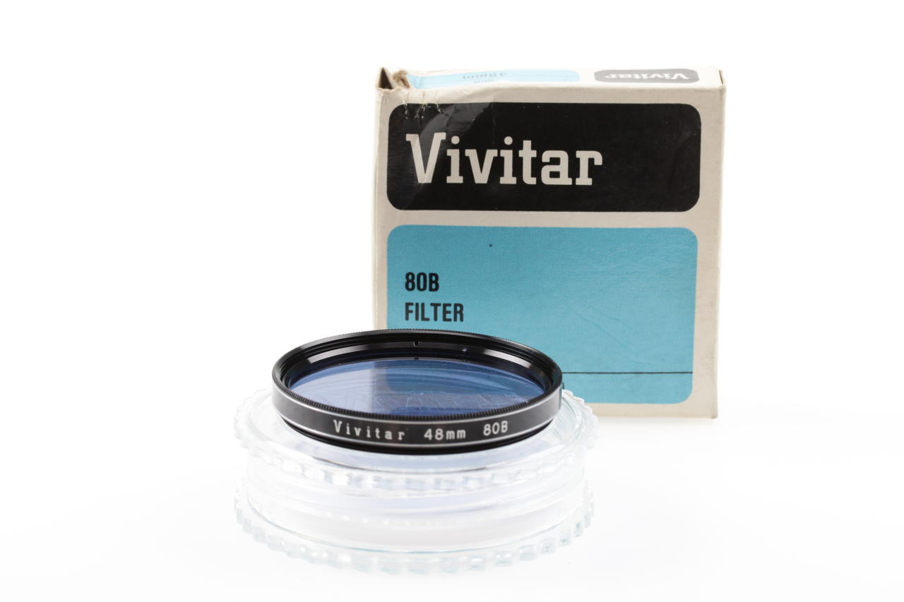 Vivitar Blaufilter 80B / 48mm