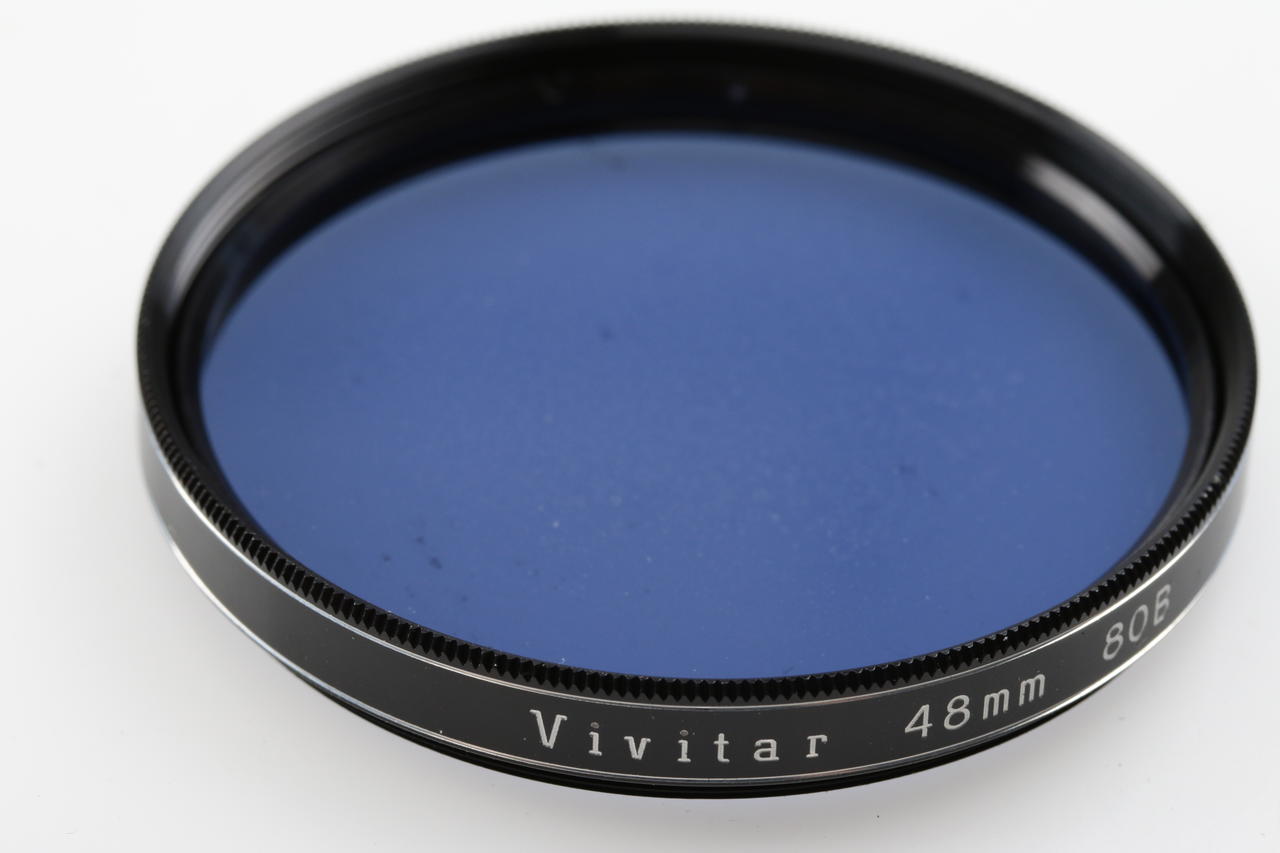 Vivitar Blaufilter 80B / 48mm