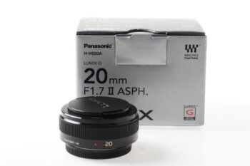 Panasonic Lumix G 20mm 1,7 II ASPH schwarz - #203262