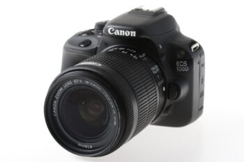 Canon EOS 100D mit EF-S 18-55mm IS STM - ohne Ladegerät - #023074001316