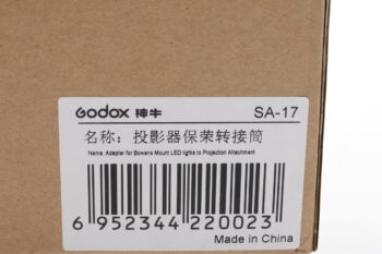 Godox SA-17 Adapter Optischer Spot für Bowens Mount LED
