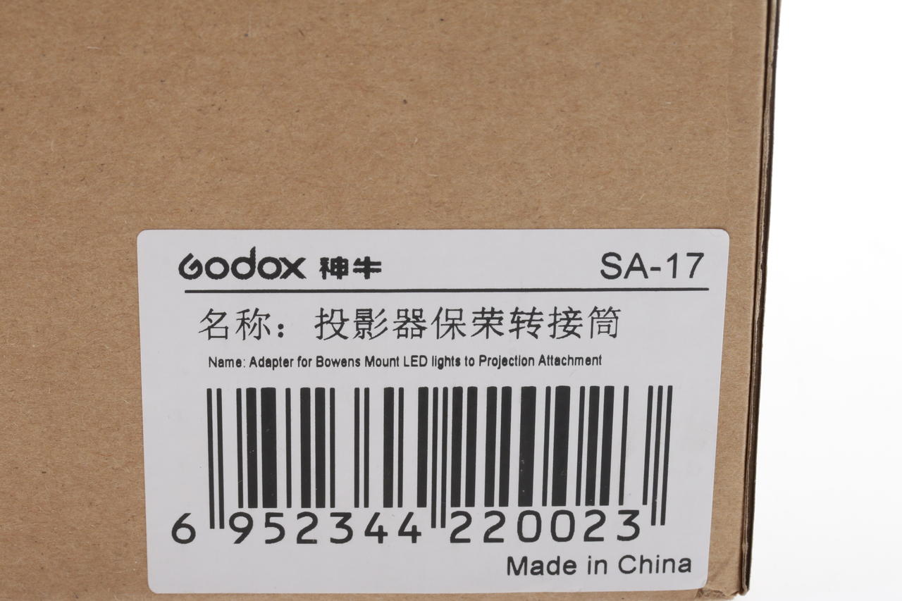 Godox SA-17 Adapter Optischer Spot für Bowens Mount LED
