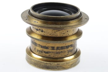 E. Suter Basel Anastigmat Serie III No. 3 220mm f/5 - #32142