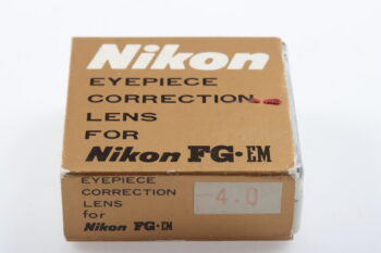 Nikon Augenkorrekturlinse -4,0 für FG EM