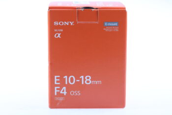 Sony E 10-18mm f/4,0 OSS