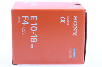 Sony E 10-18mm f/4,0 OSS