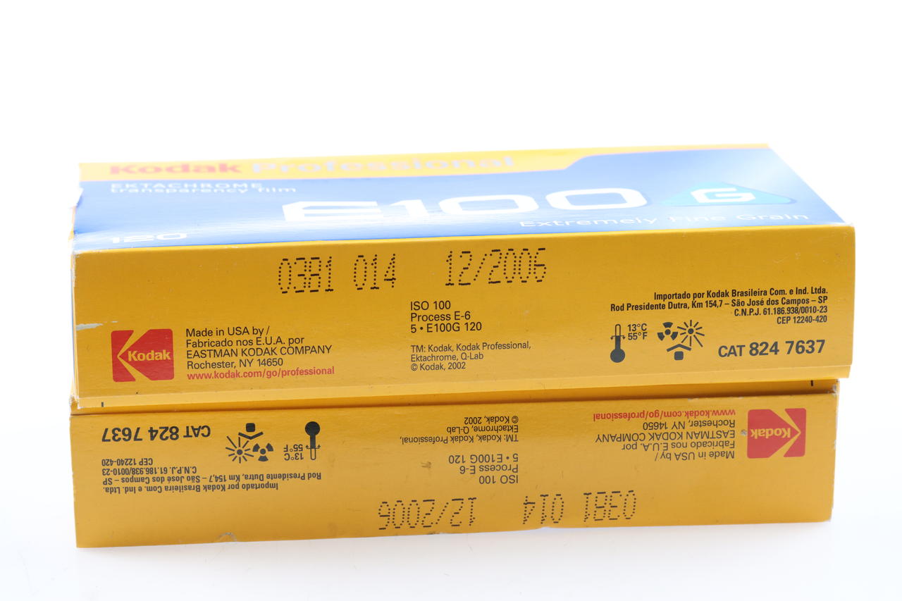 Kodak Ektachrome E100 G 120 Rollfilm / 10 Stück / abgelaufen 12/2006