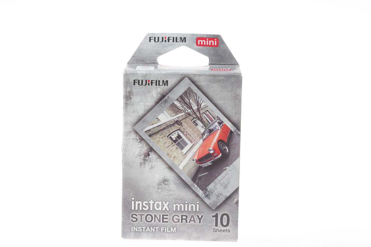 FUJIFILM FILM instax mini Gray Stone 10 Blatt - Abgelaufen