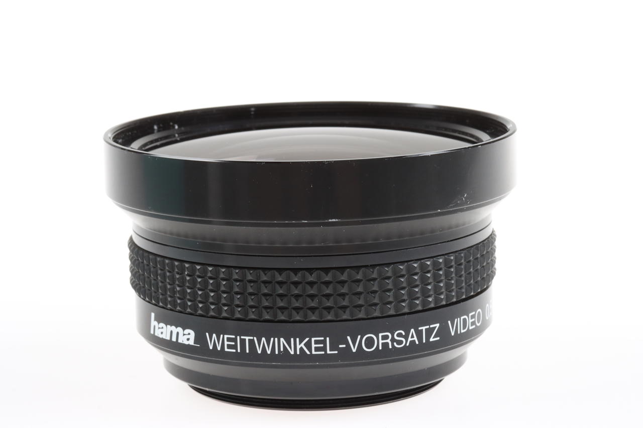 Hama Weitwinkelvorsatz Video 0,5x / 52mm Schraubgewinde