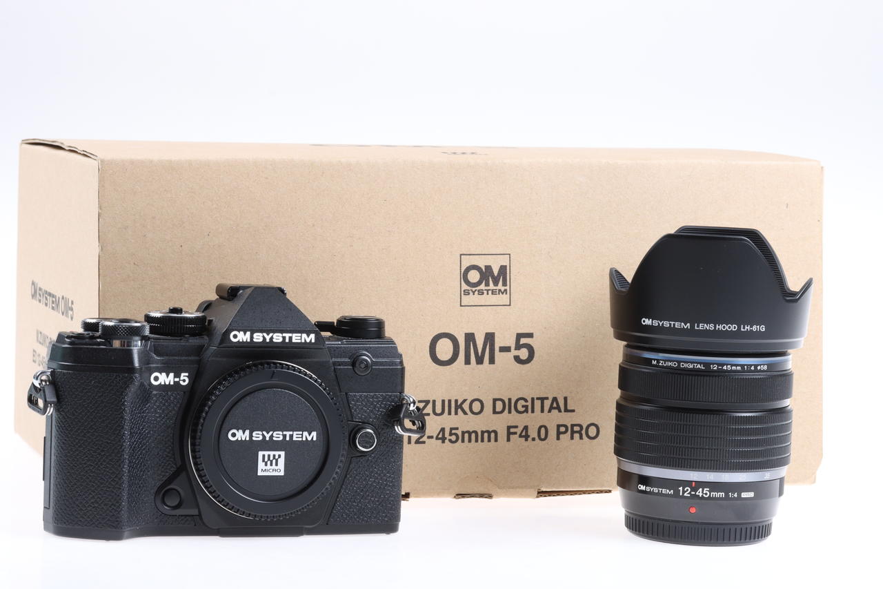 Olympus OM System OM-5 + 12-45mm PRO schw. Demo - #BHOA02821