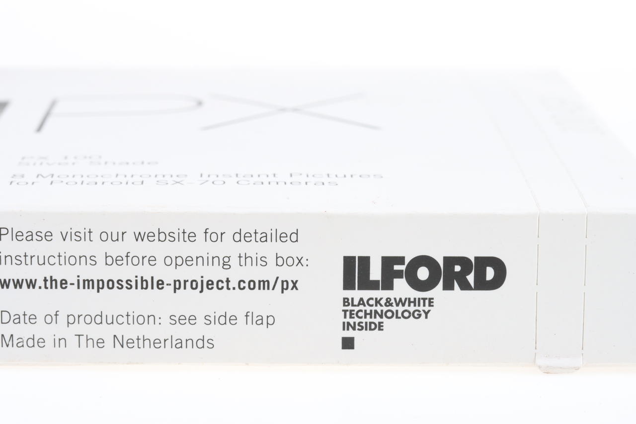 Ilford Impossible PX100 Silver Shade / SX-70 Film / 8 Bilder / abgelaufen