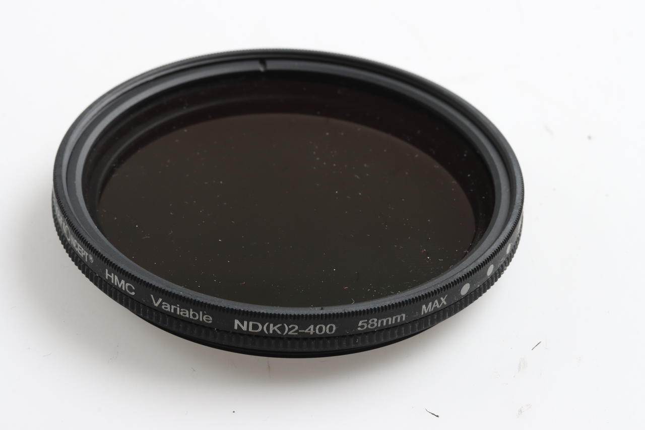 K&F Concept HMC ND-2 bis ND-400 variabler Graufilter / 58mm