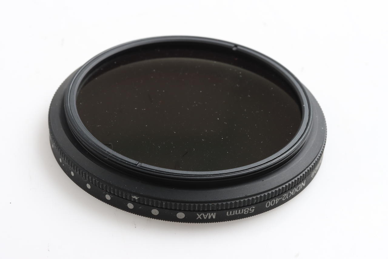K&F Concept HMC ND-2 bis ND-400 variabler Graufilter / 58mm