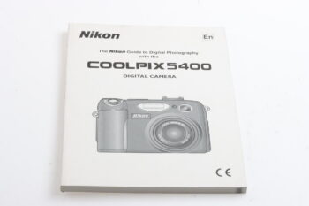 Nikon Coolpix 5400 Benutzerhandbuch - Englisch