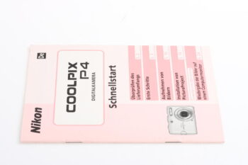 Nikon COOLPIX P4 Schnellstart Benutzerhandbuch