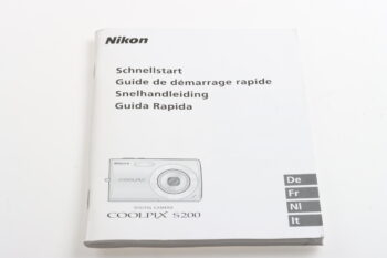 Nikon Coolpix S200 Schnellstart Benutzerhandbuch