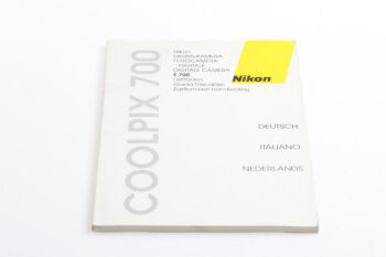 Nikon Coolpix 700 Benutzerhandbuch DE/IT/NL
