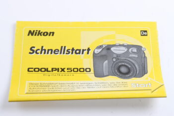 Nikon Coolpix 5000 Schnellstart Benutzerhandbuch