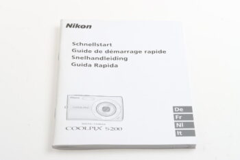 Nikon Coolpix S200 Schnellstart Benutzerhandbuch
