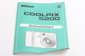 Nikon Coolpix 5200 Schnellstart Benutzerhandbuch