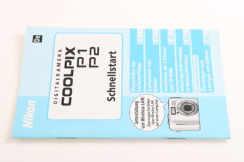 Nikon Coolpix P1/P2 Schnellstart Benutzerhandbuch