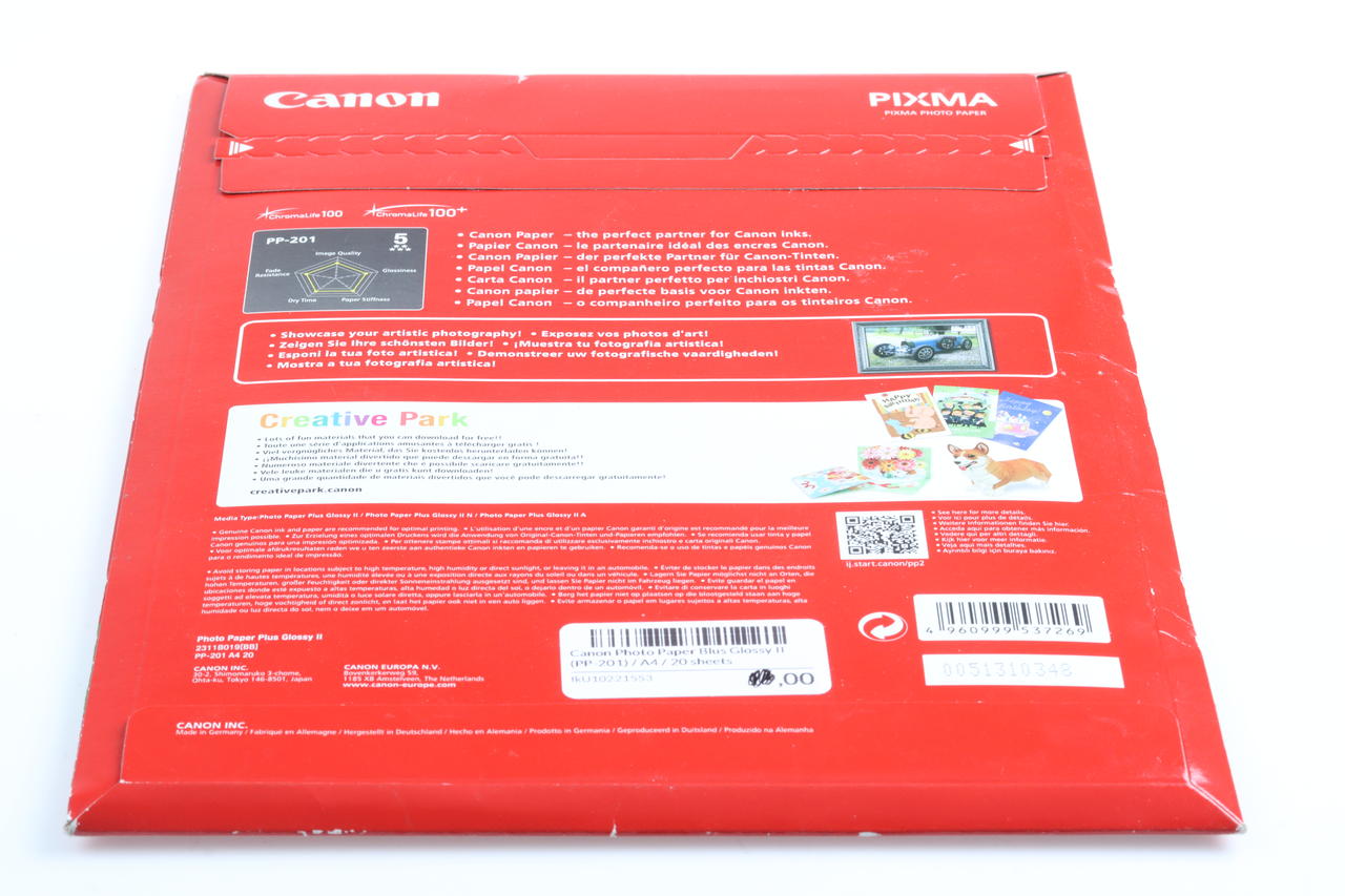 Canon Photo Paper Blus Glossy II (PP-201) / A4 / 20 sheets